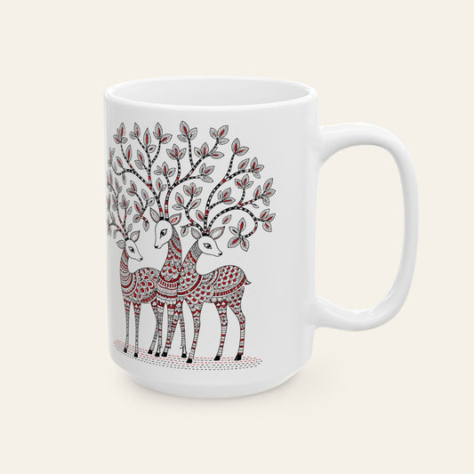 Madhubani Deer Grove