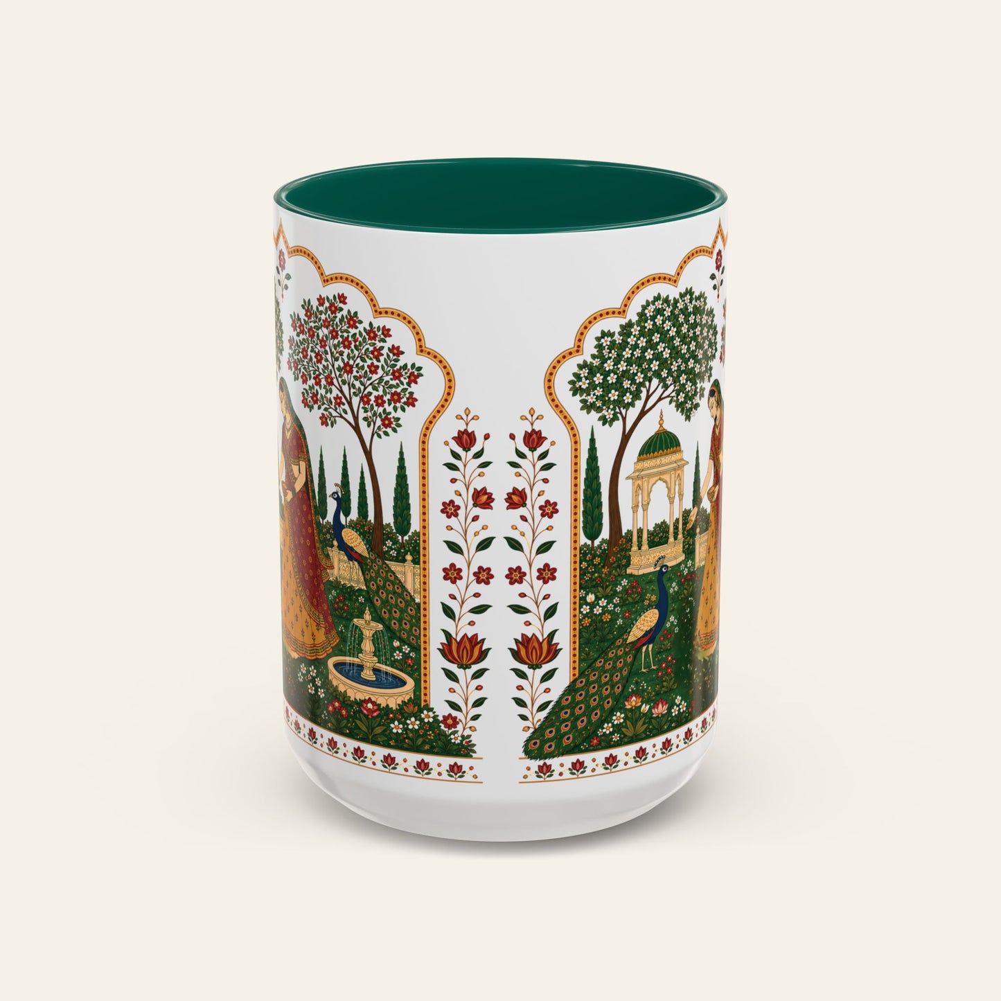 Royal Garden Mughal Miniature