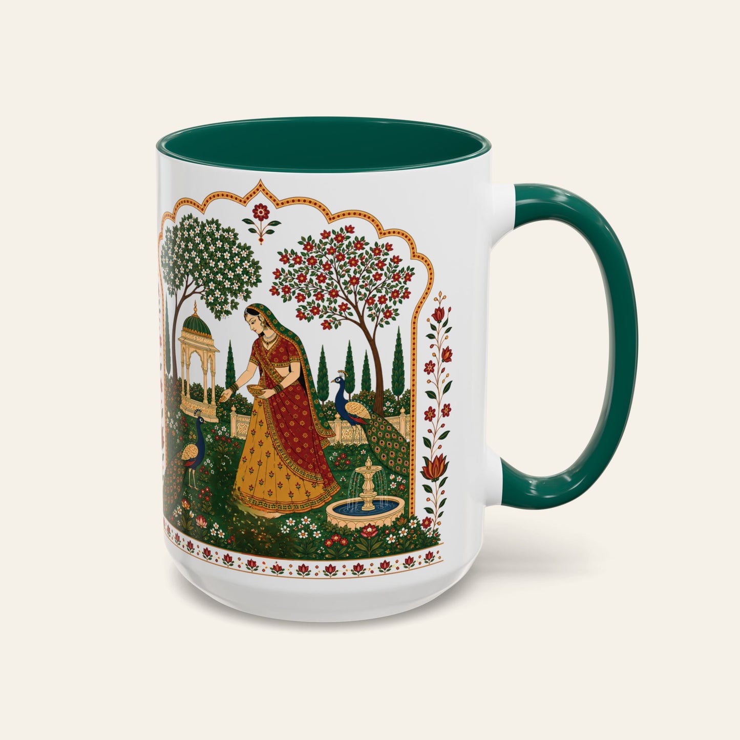Royal Garden Mughal Miniature