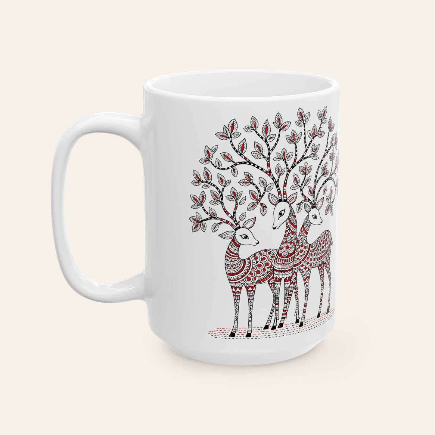 Madhubani Deer Grove