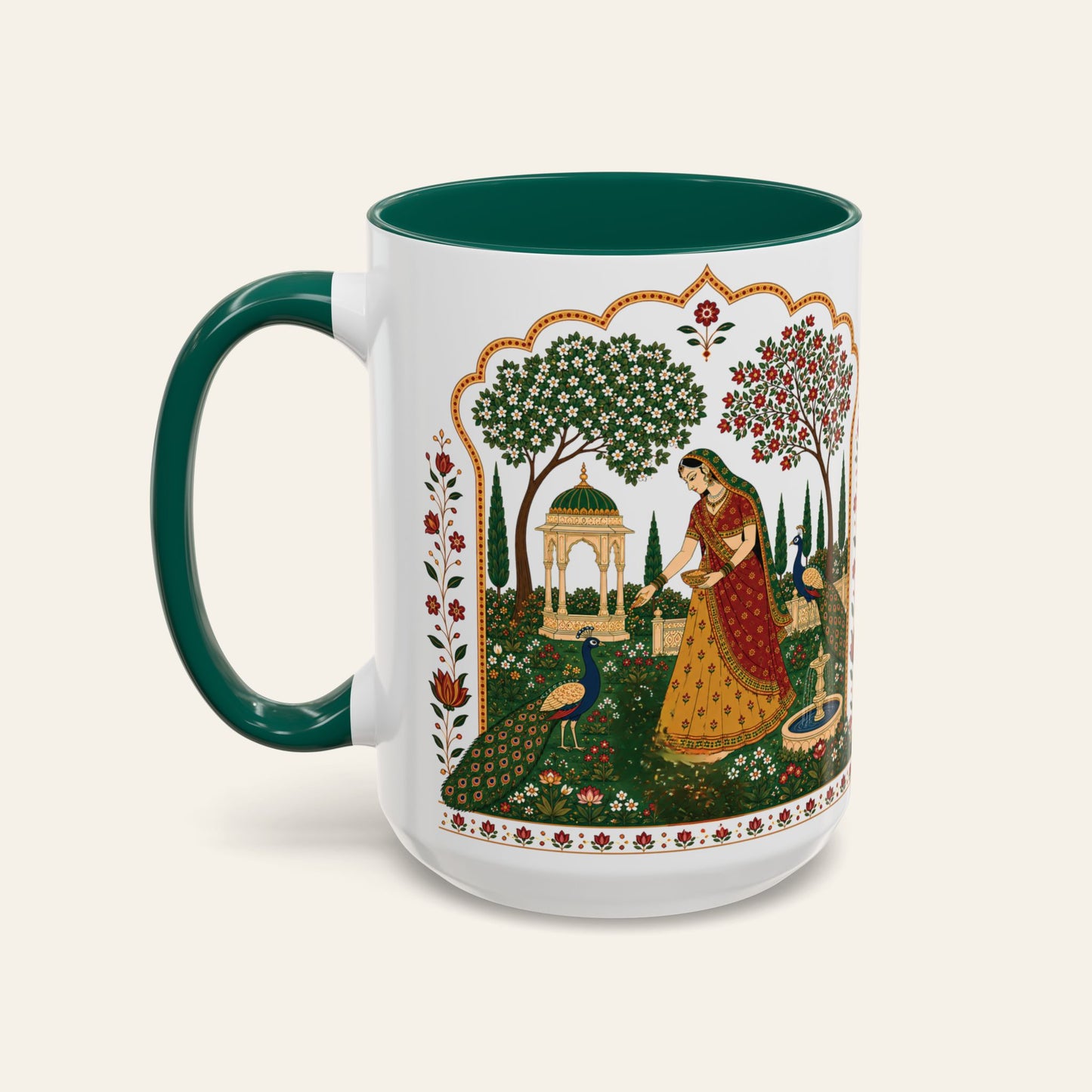 Royal Garden Mughal Miniature